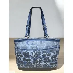 Coach | Bags | Y2k Coach F7882 Gallery Optic Signature Tote Bag